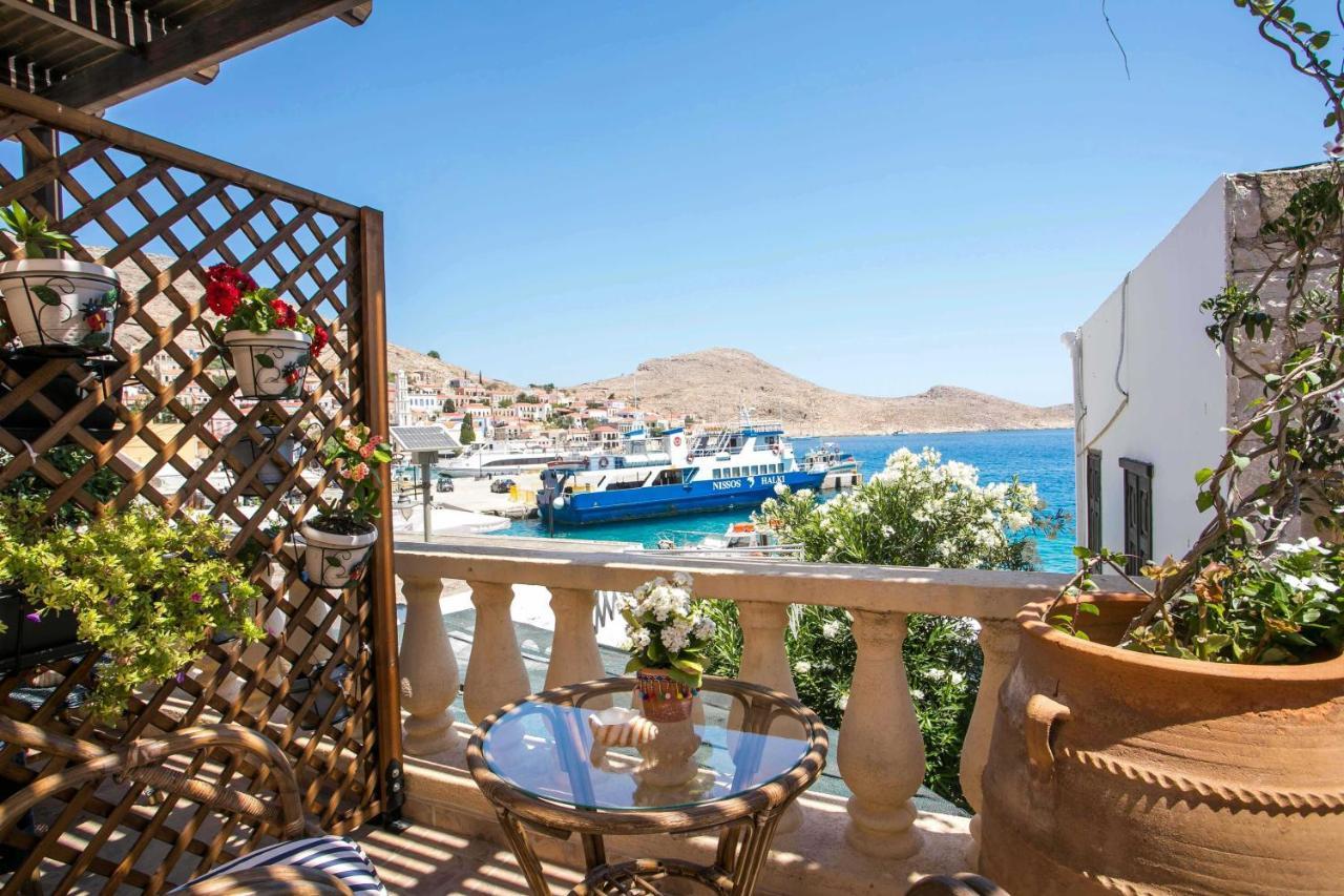 Ferienwohnung Anna'S House Chalki Town Exterior foto