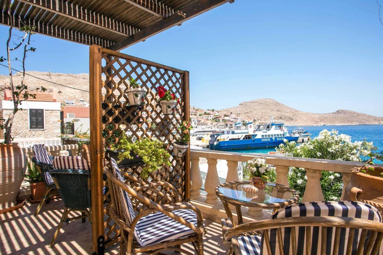 Ferienwohnung Anna'S House Chalki Town Exterior foto