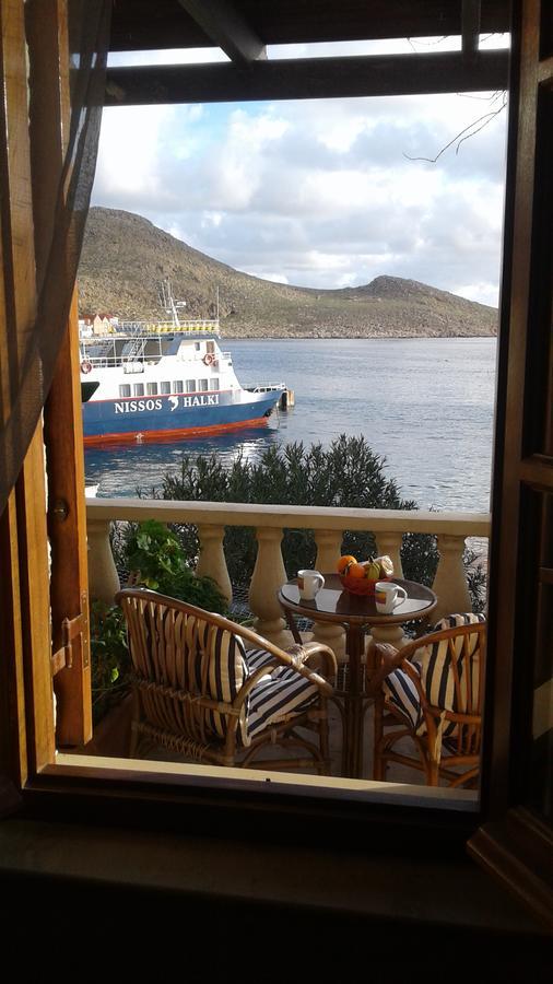 Ferienwohnung Anna'S House Chalki Town Exterior foto